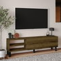 Hanah Home Soporte para TV River - Nogal Antiguo